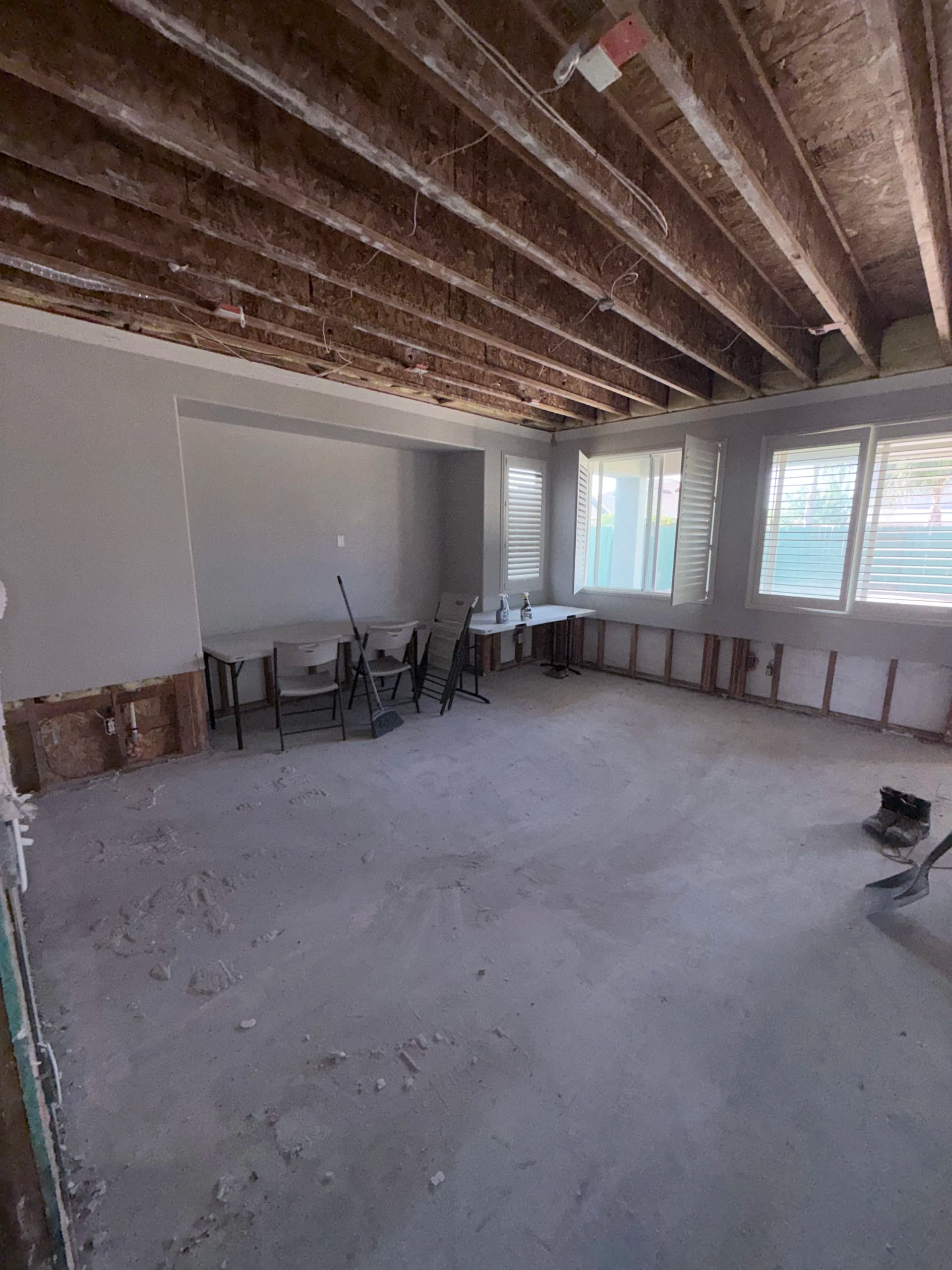Water Damage Demo and Structural Dryout in Fresno